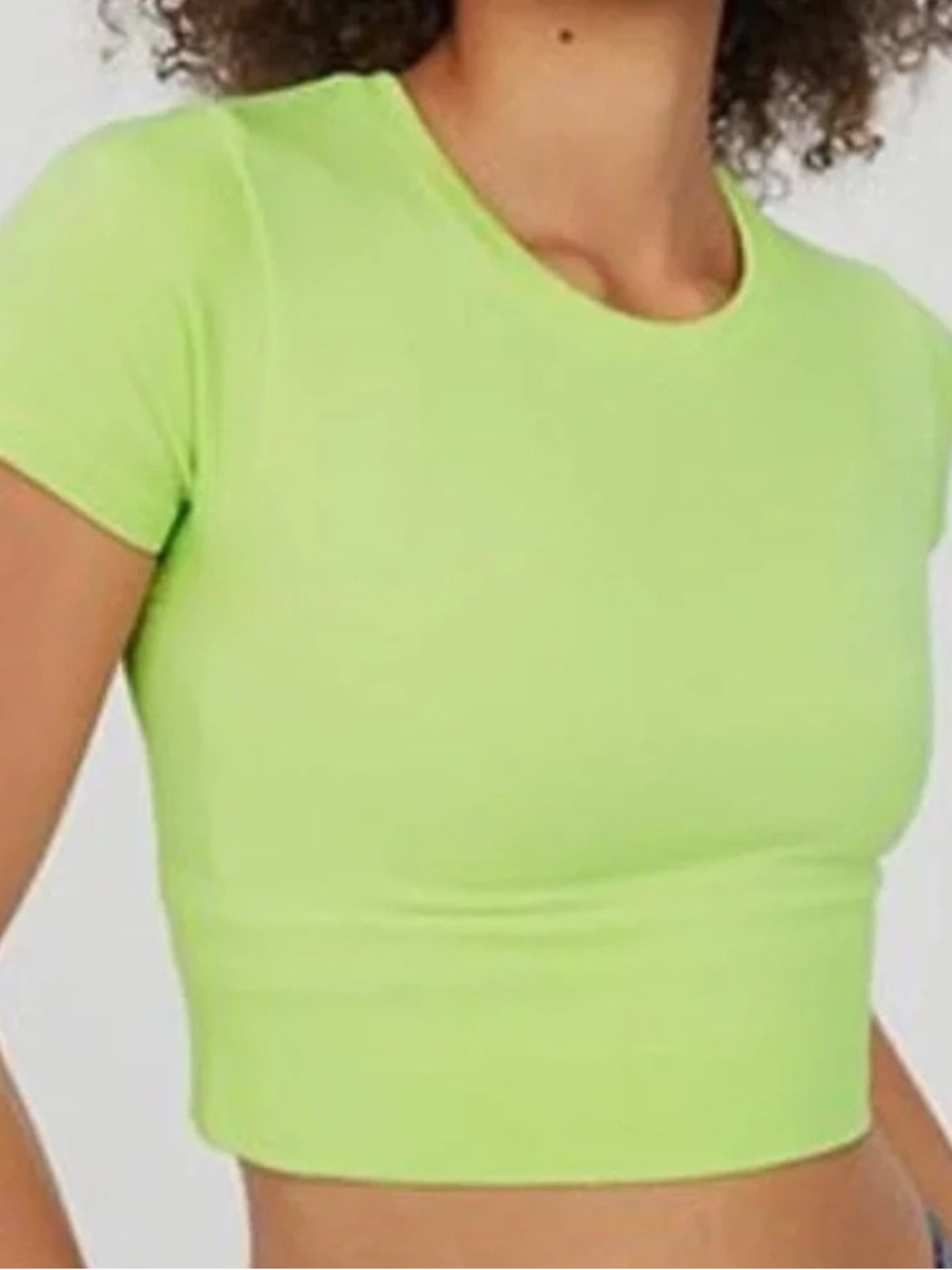 Offline by aerie Neon Green Short Sleeve Tee size XS